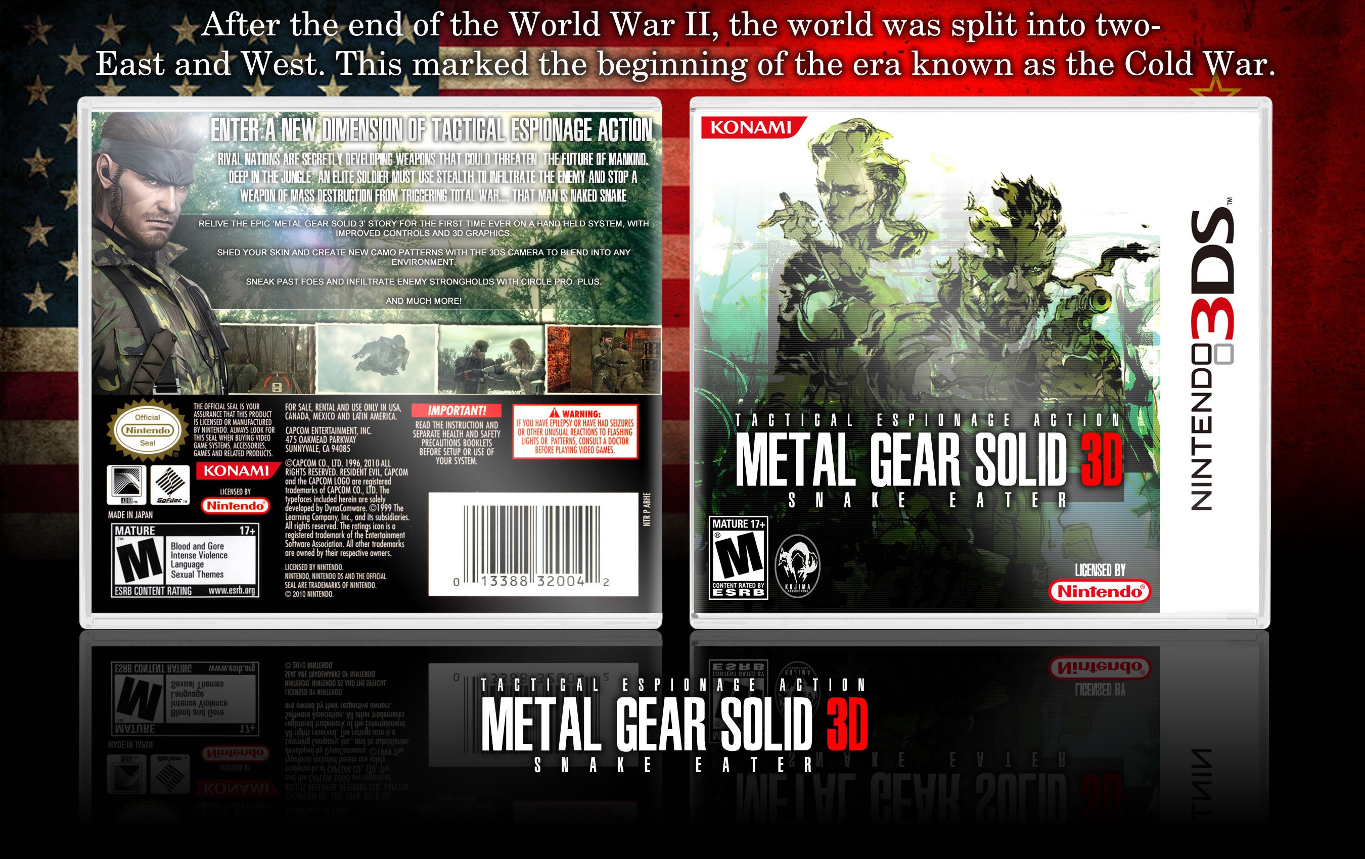 Metal Gear Solid 3D: Snake Eater. →. ←. Box Cover. 