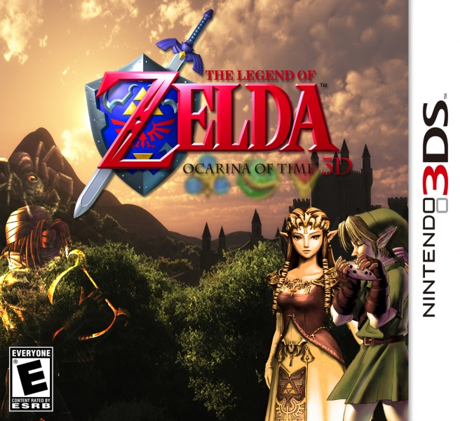 The Legend of Zelda: Ocarina of Time 3D Nintendo 3DS Box Art Cover by  SNESuser