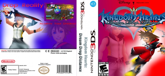 Kingdom Hearts 3D: Dream Drop Distance Japanese box art - Gematsu