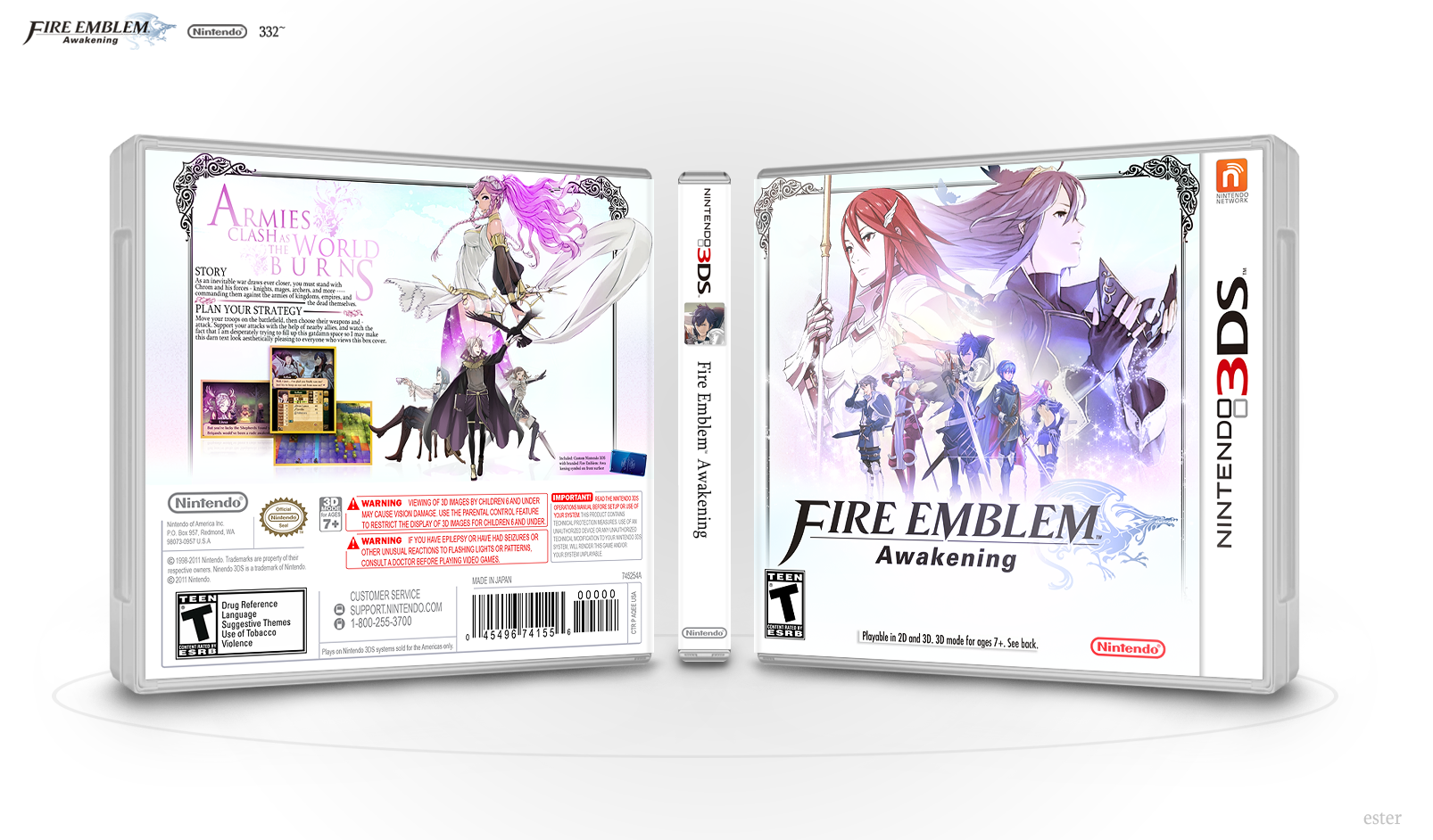 Fire Emblem: Awakening - (World Version) - Nintendo 3DS
