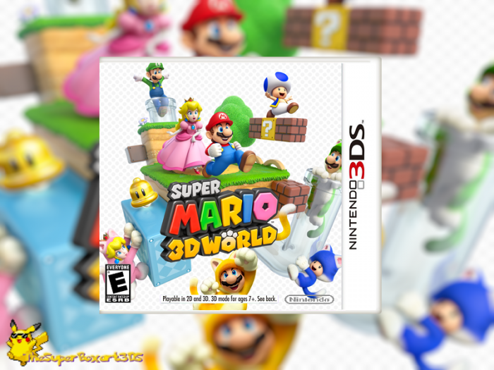 Super Mario 3D World box art cover