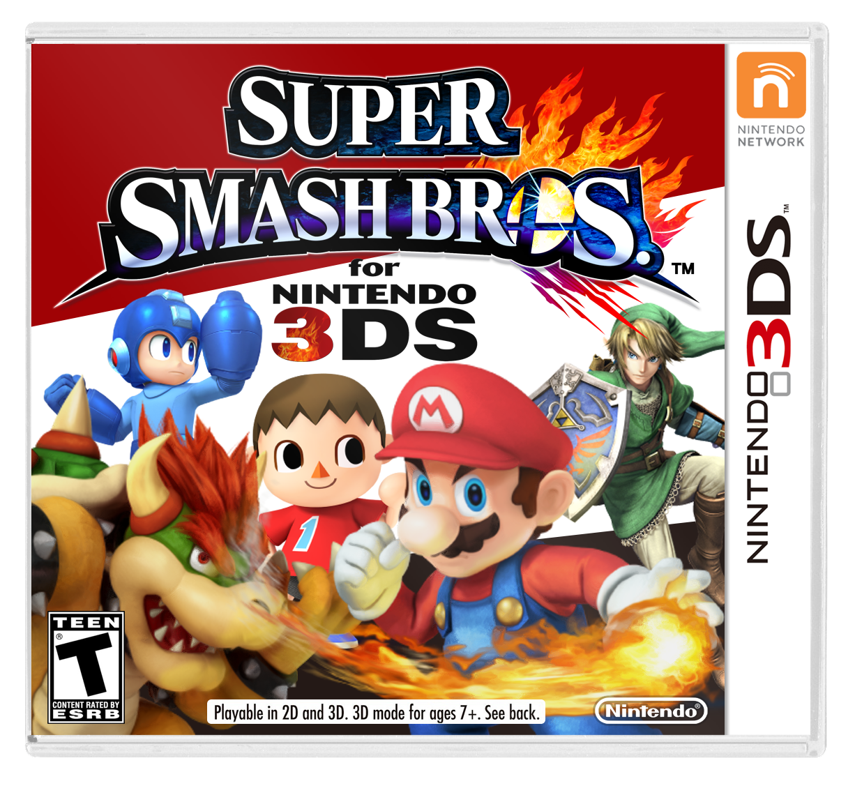 Super Smash Bros. 3DS box cover