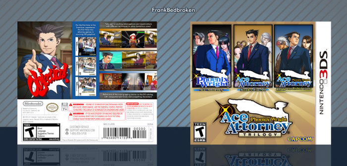 Phoenix Wright: Ace Attorney Trilogy box art cover