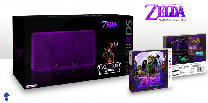 The Legend of Zelda: Majora's Mask 3D box art cover