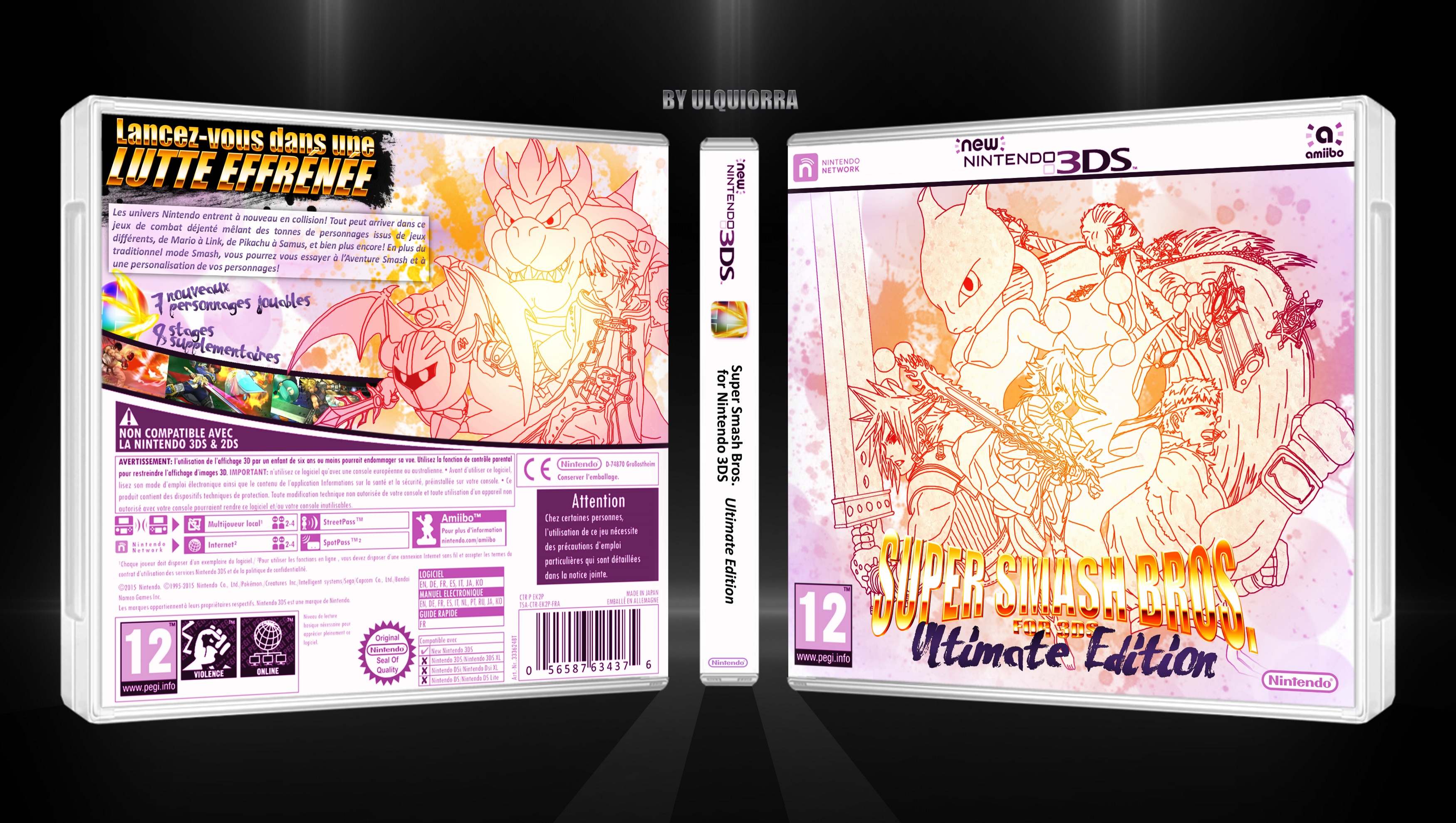 Super Smash Bros. for 3DS: Ultimate Edition box cover