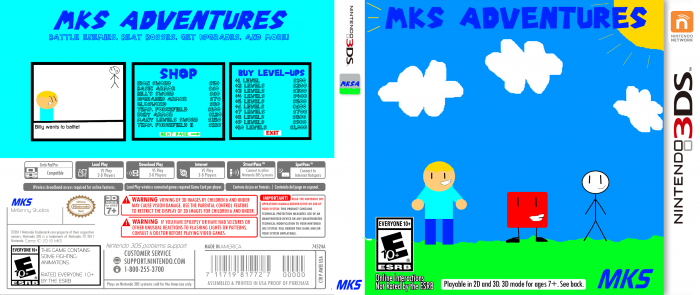 MKS Adventures box art cover