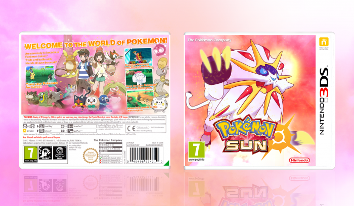 Pokémon Sun box art cover
