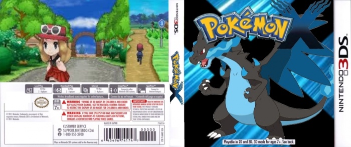 Pokemon X Version box art cover