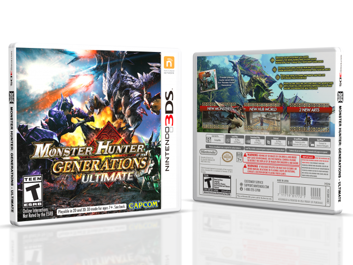 Monster Hunter: Generations - Ultimate box art cover