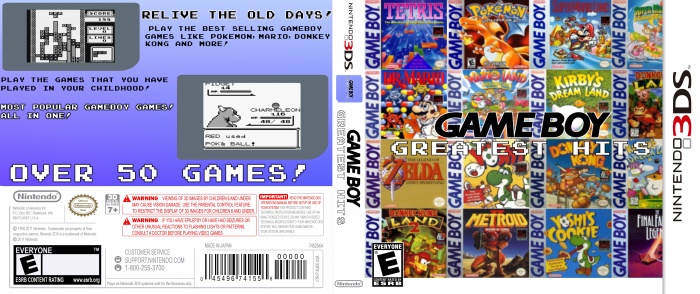Game Boy : Greatest Hits box art cover