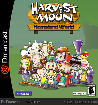 Harvest Moon: Homeland World box cover