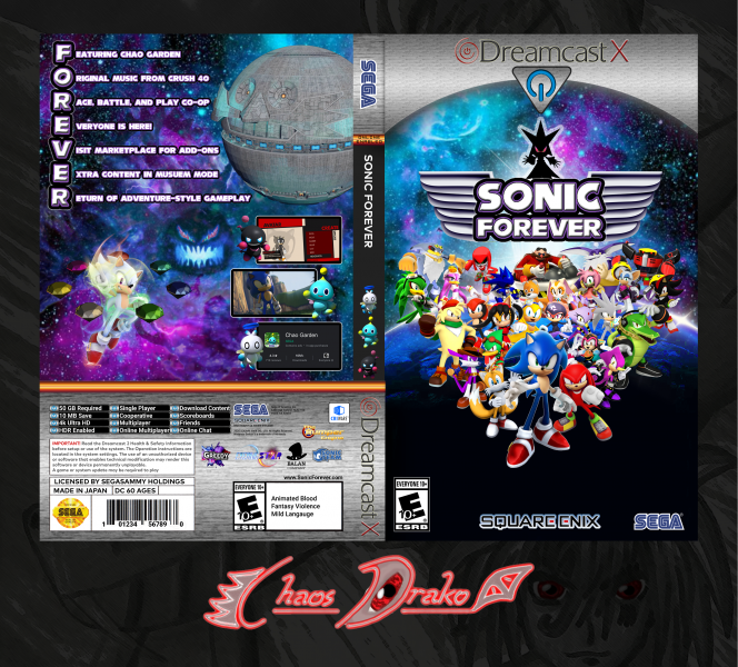 Sonic Forever DX box art cover