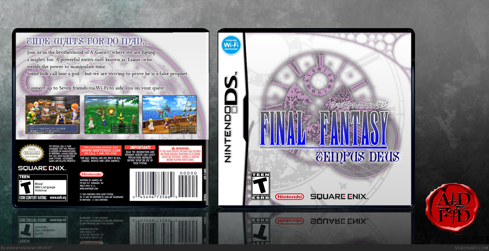 Final Fantasy: Tempus Deus box cover
