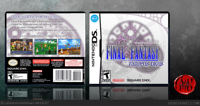 Final Fantasy: Tempus Deus box art cover