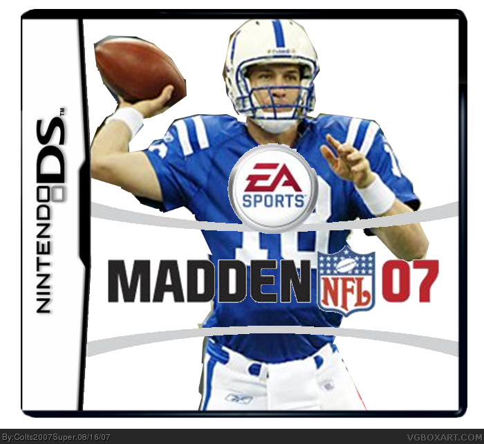 Madden 07 Nintendo DS Box Art Cover by Colts2007Super