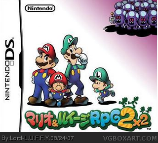 Mario & Luigi 2x2 box cover