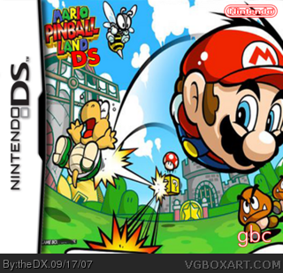 Super Mario Pinball Land DS box cover