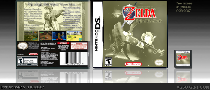 The Legend of Zelda: Light of the World box art cover
