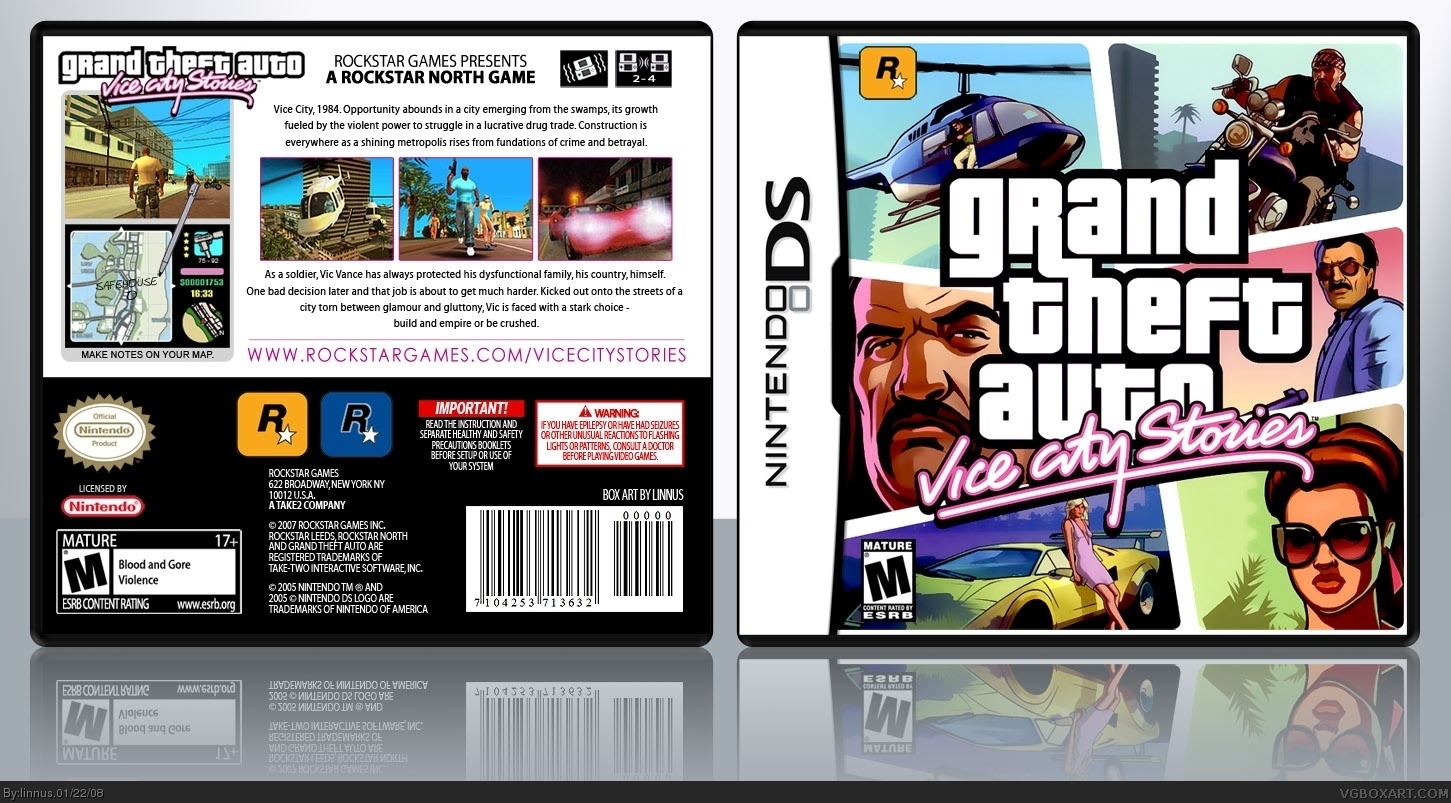 Grand Theft Auto: Vice City Stories box cover