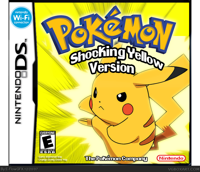 Pokemon: Shocking Yellow box art cover. 