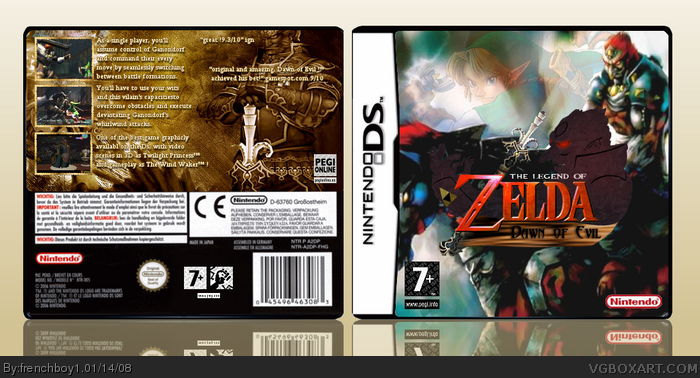 The Legend of Zelda: Dawn of Evil box art cover