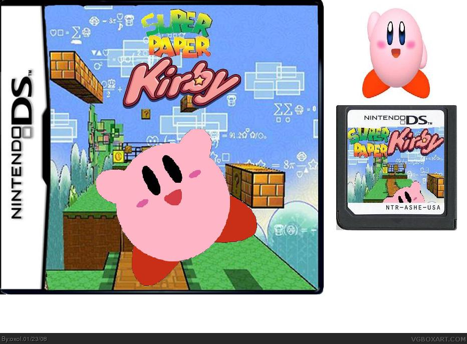 Super Paper Kirby box cover
