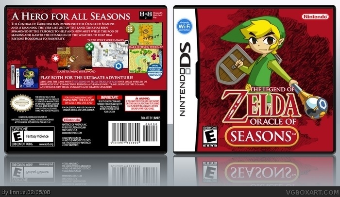 The Legend of Zelda: Oracle of Seasons box art cover