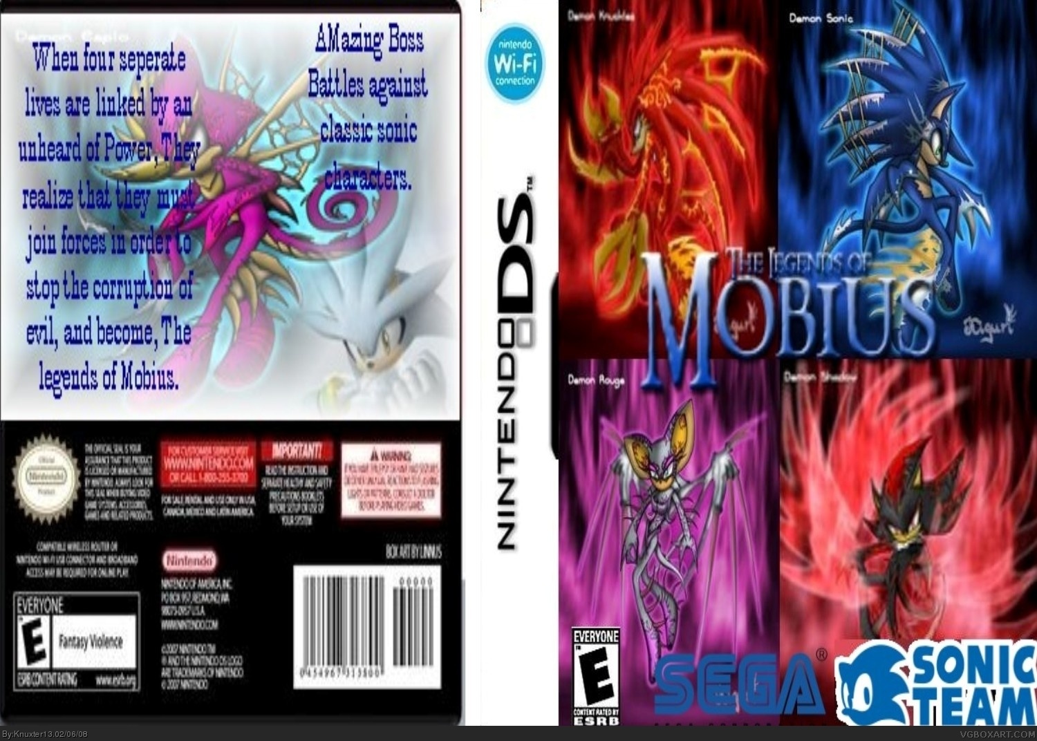 The Legends Of Mobius box cover