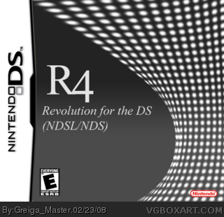R4 Revolution For Ds Ndsl Nds Nintendo Ds Box Art Cover By Greiga Master