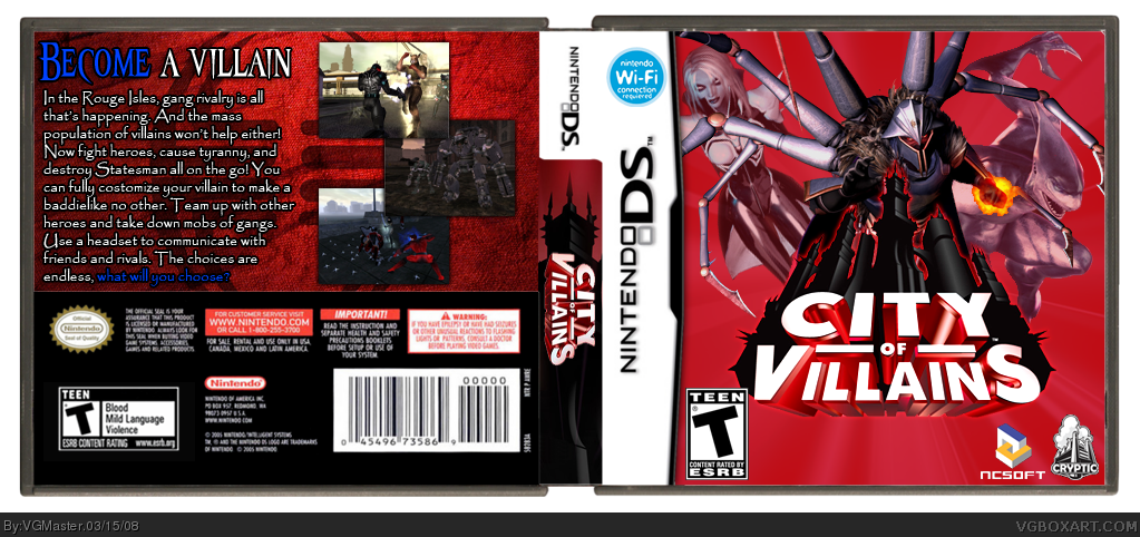 City of Villains box cover