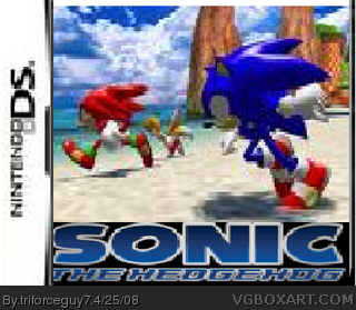 Sonic the Hedgehog DS box cover