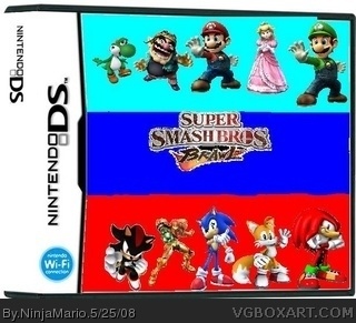 Super Smash Bros. Brawl DS box cover