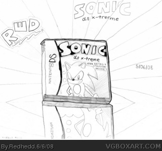 Sonic DS  X-treme box art cover