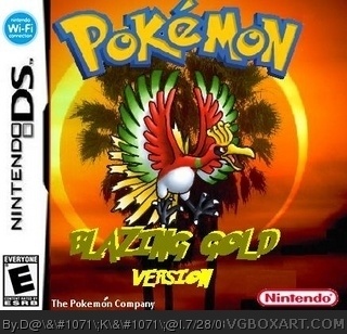 Pokemon Blazing Gold box cover