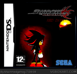 Shadow The Hedgehog 2 Red dawn version box cover