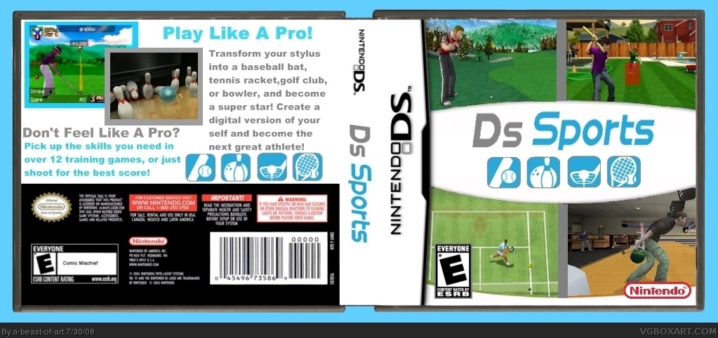 DS Sports box cover