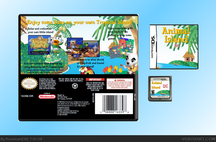 Animal Island DS box art cover