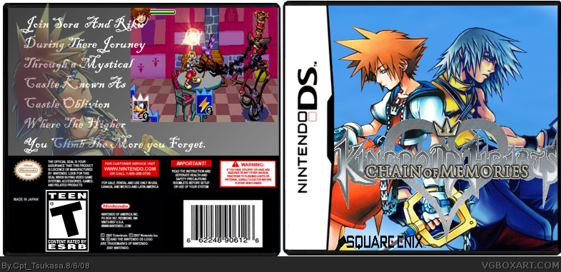 kingdom hearts cards chain of memories