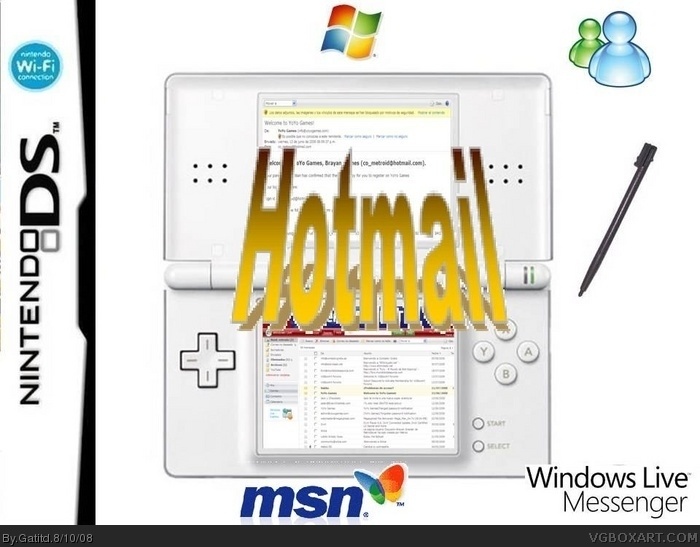 Windows Live Mensseger + Hotmail box art cover