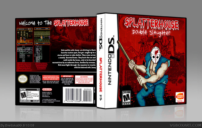 SplatterHouse: Double Slaughter box art cover