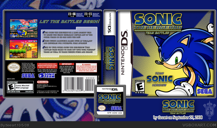 Sonic Team Battles: Team Sonic Version box art cover