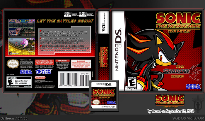 Sonic Team Battles: Team Shadow Version box art cover