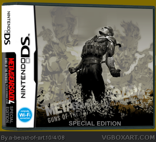 Metal Gear Solid 4 Special Edition box cover