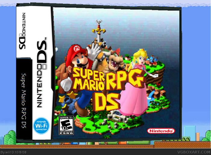 Super Mario Rpg Ds Nintendo Ds Box Art Cover By Wii13