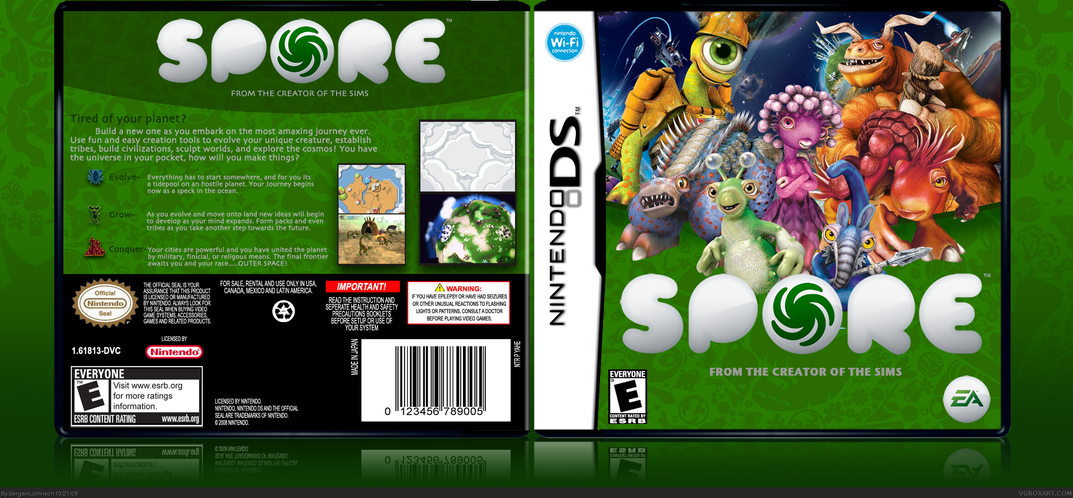 Spore box cover. 