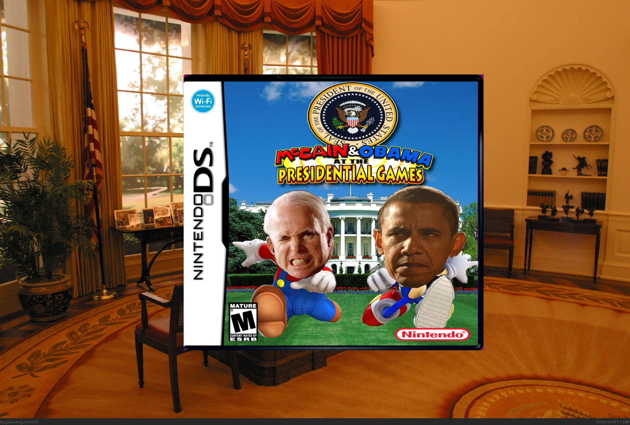 McCain & Obama at the Presidential Games box cover