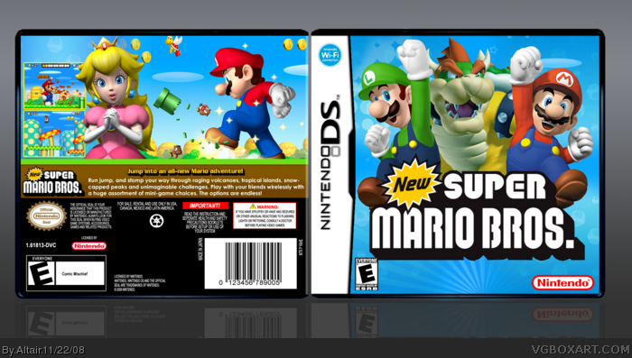 mario brothers ds game template