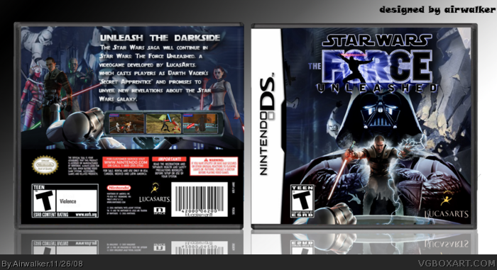 star wars the force unleashed nds