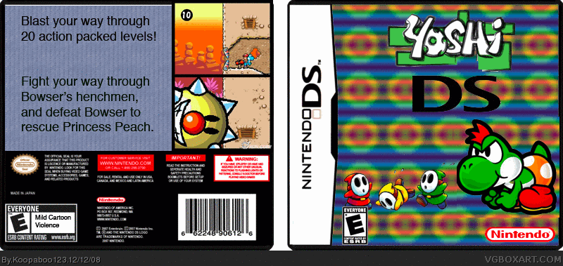 Yoshi DS box cover