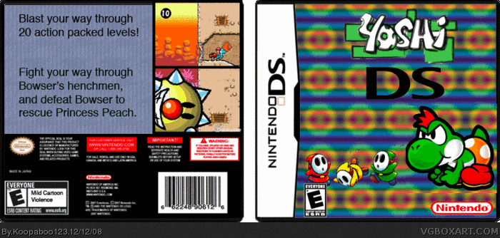 Yoshi DS box art cover